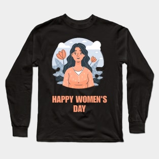 Happy Women's Day Long Sleeve T-Shirt